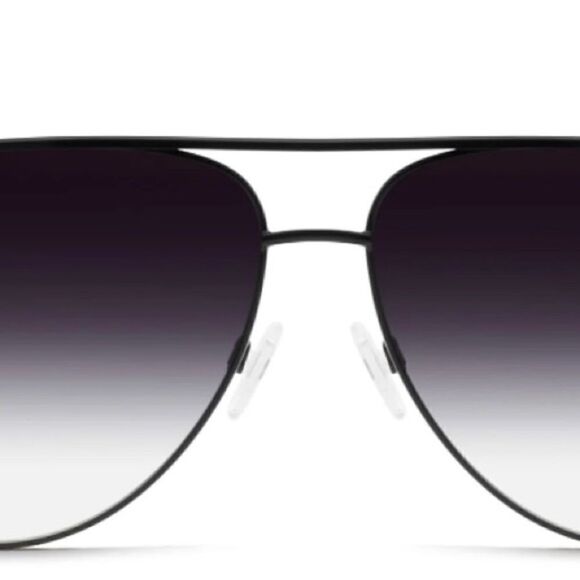 NWT Quay High mini 126 Black/smoked lenses Aviator Sunglasses - Picture 2 of 12